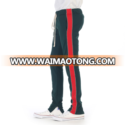 Custom Wholesale Blank Jogger Pants Slim Fit Jogger Sweatpants Zip Track Pant Jogger